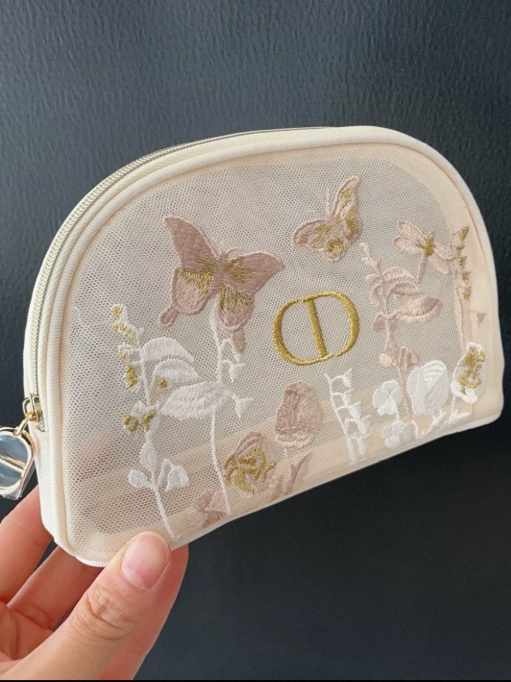 Dior cosmetic bag